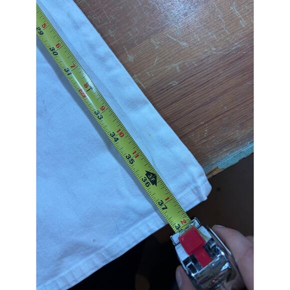 GAP Low Rise Flare Stretch Jeans White Women’s See Meas Y2K 2000s - Picture 6 of 6